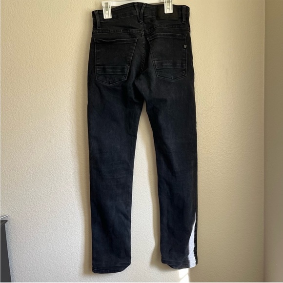 Silver Plate Jeans Co Black Designer Crotch Jeans Size 28 - Picture 5 of 8